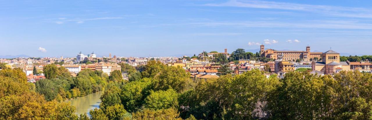 Penthouse With A Panoramic Rooftop In Trastevere With Seasonally Jacuzzi Roma Eksteriør bilde